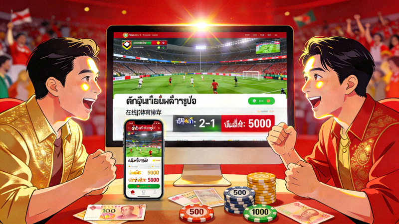 ภาพบรรยากาศการเดิมพันกีฬาออนไลน์